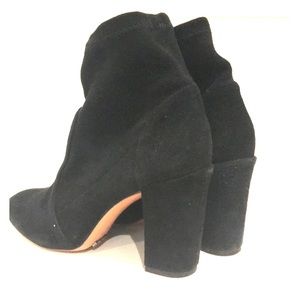 Black suede bootie by Schutz
